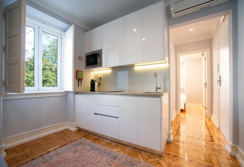 Appartamento Superior, vista fiume, lato giardino | Cucina privata | Seggiolone