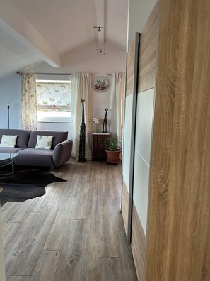 Living area - Vacation apartment in the heart of Upper Swabia (Grünkraut)