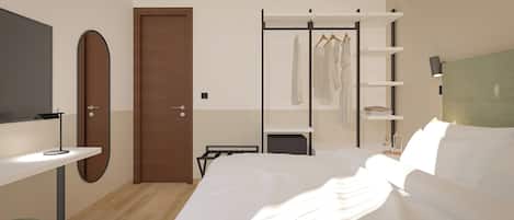 خزنة داخل الغرفة ومكتب وواي فاي مجانًا وملاءات أسرّة