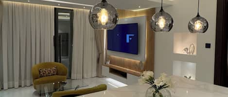 奢華公寓, 1 間臥室, 可攜帶寵物, 庭園景觀 | 住宿內部