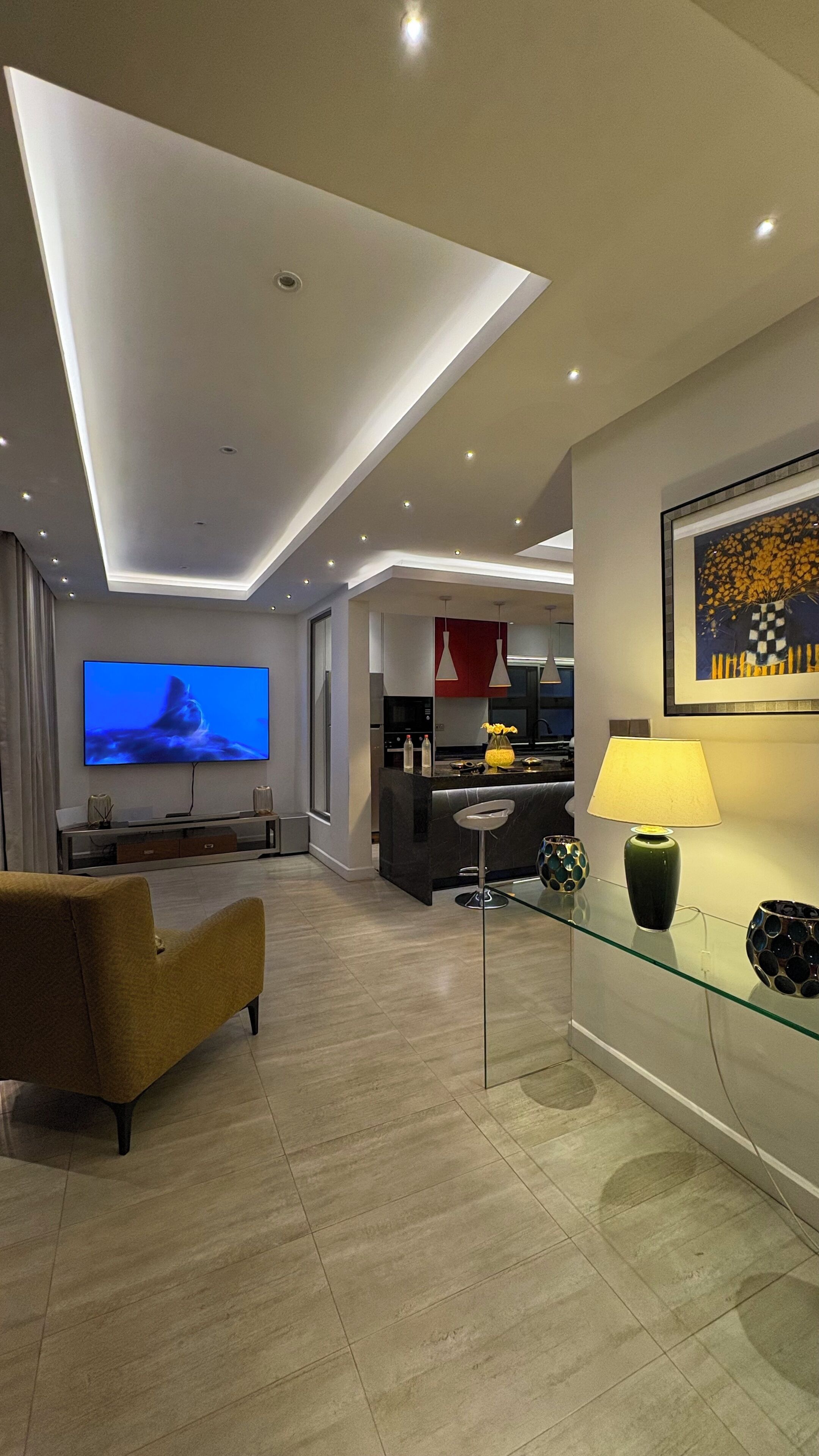 럭셔리 아파트, 침실 2개, 반려동물 동반 가능, 마당 전망 | 객실 내 금고, 책상, 노트북 작업 공간, 암막 커튼