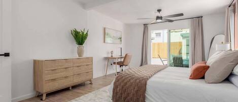 Iron/ironing board, WiFi, bed sheets