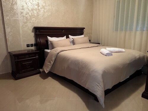 2-bedroom apartment in tranquil Fes with refreshing AC