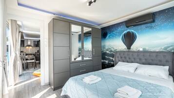 Iron/ironing board, WiFi, bed sheets