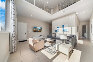 TV, table football, offices - *New! Epic Reunion SkyLoft | Elevator Access, Rooftop Balcony, Pools (Kissimmee)