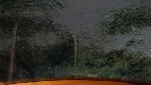 Μια άνετη ξύλινη καλύβα με γυάλινη οροφή, ένα κρεβάτι και θέα στον νυχτερινό ουρανό.