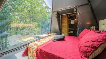 Romantik-telt - udsigt til flod