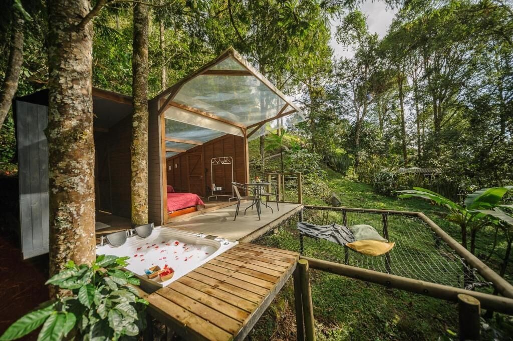 Family Cabin, Pets allowed, River View | Outdoor spa tub