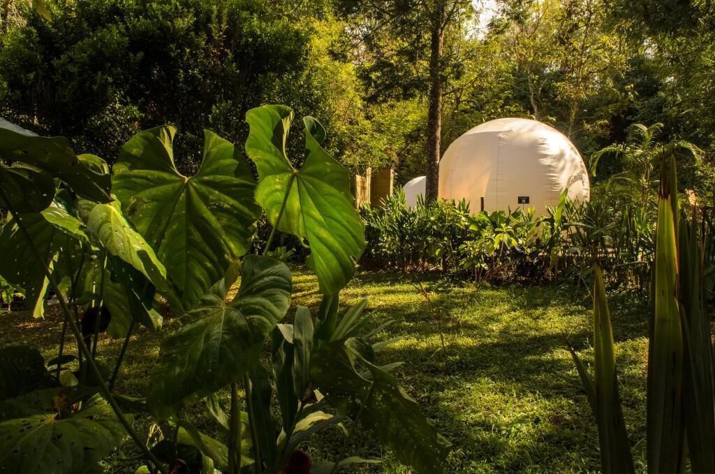 Tienda de campaña de diseñador, vista al río | Áreas de la propiedad