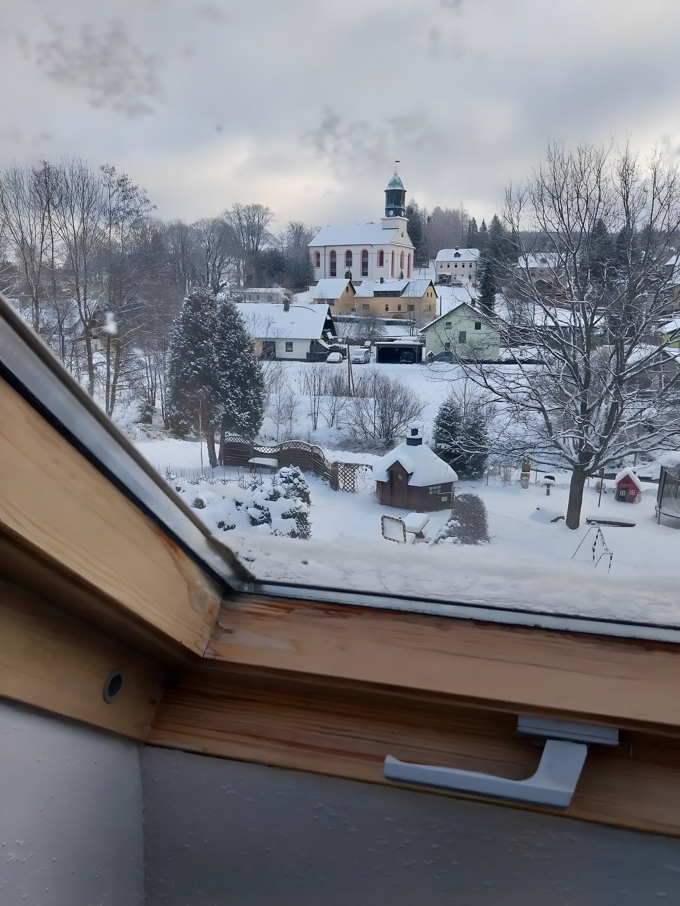 Blick von der Unterkunft