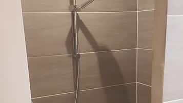 Shower, hair dryer