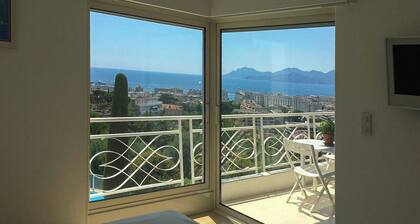 Sea view apartment-3 pers-with pool-Cannes