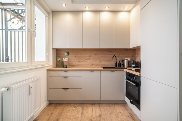 Comfort Apartment, Balcony, City View | Private kitchen