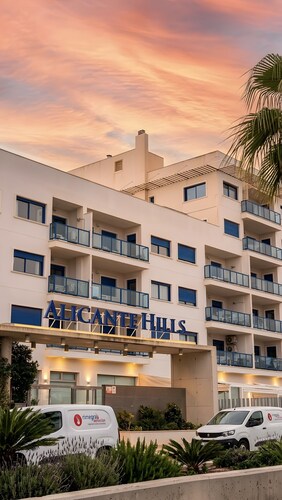 Apartment in A Hotel 'Alicante Hills' with Mountain View, Wi-Fi and Air Conditioning
