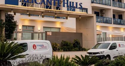 Apartment in A Hotel 'Alicante Hills' with Mountain View, Wi-Fi and Air Conditioning