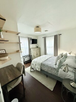 2 chambres, bureau, accès au Wi-Fi (inclus), literie fournie
