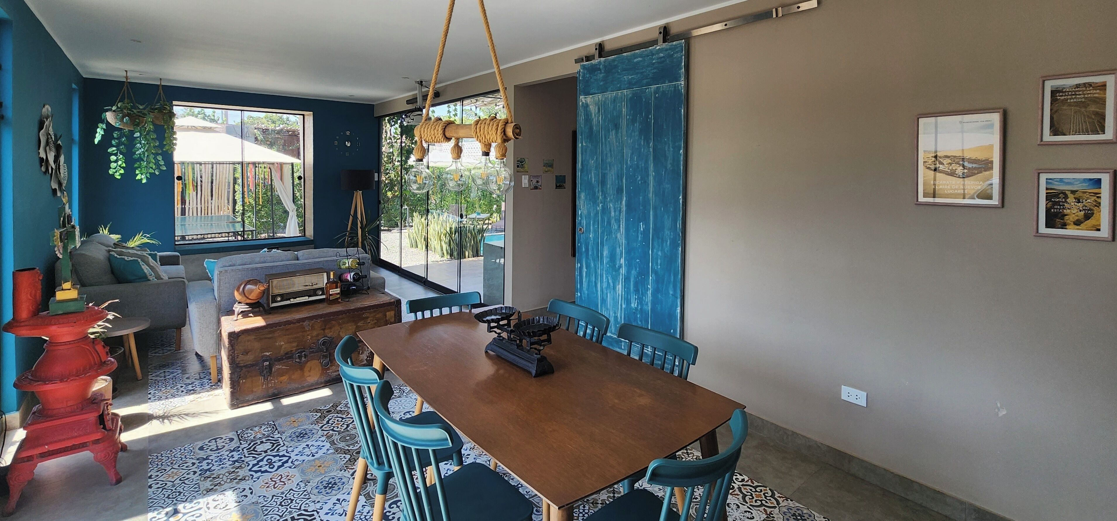 Casa, patio, vistas al jardín | Restauración