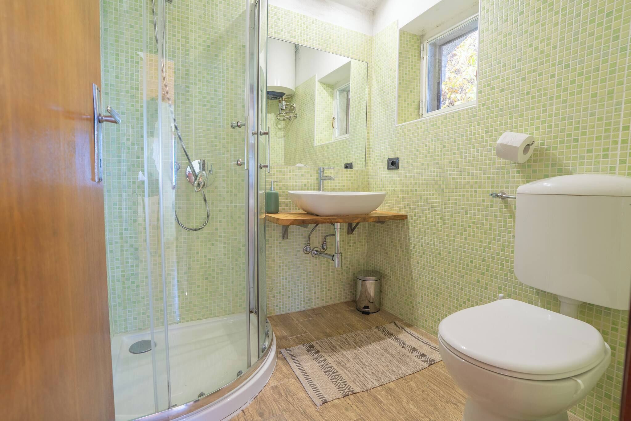 Douche, séchoir à cheveux