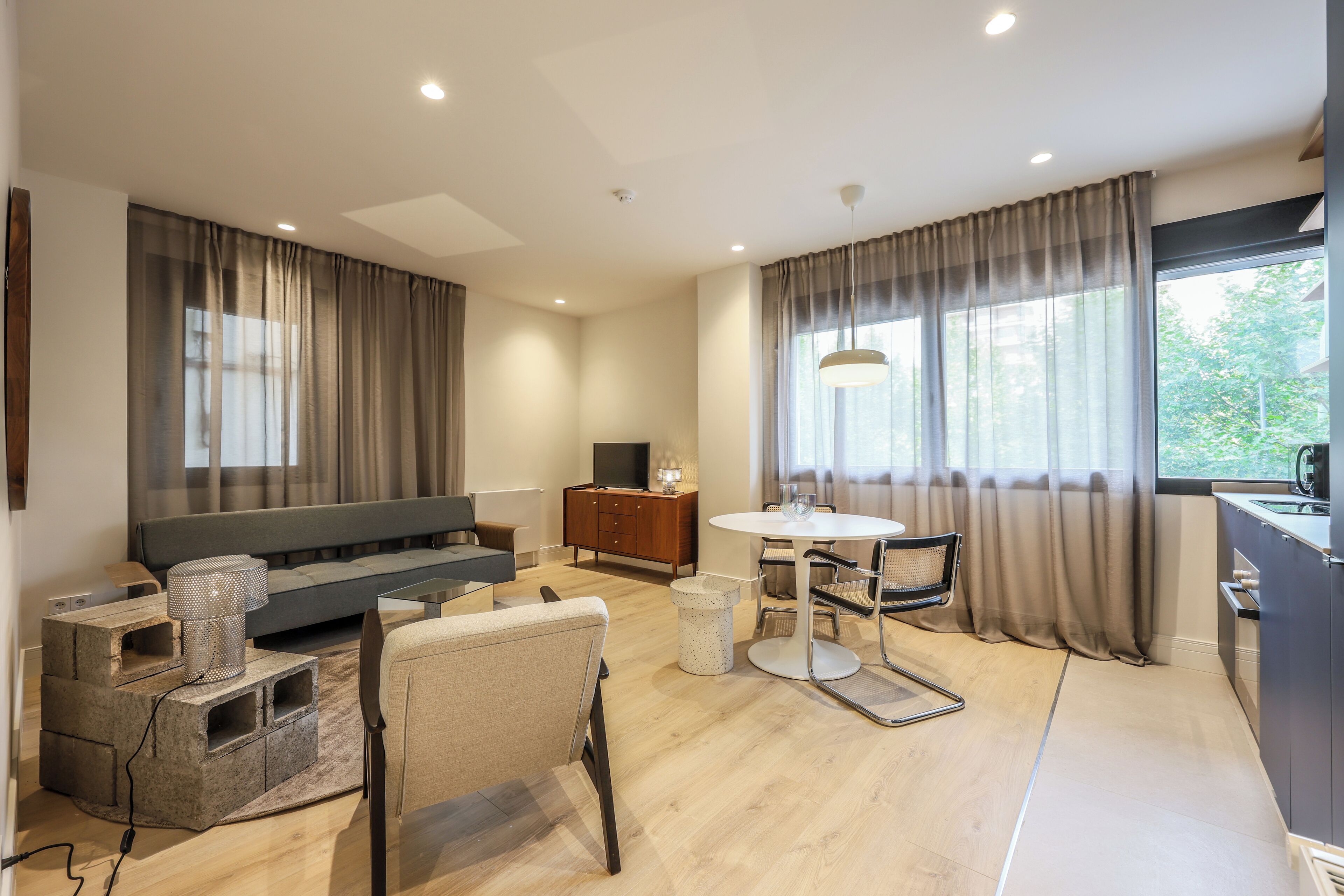 Departamento Deluxe | Área de sala de estar