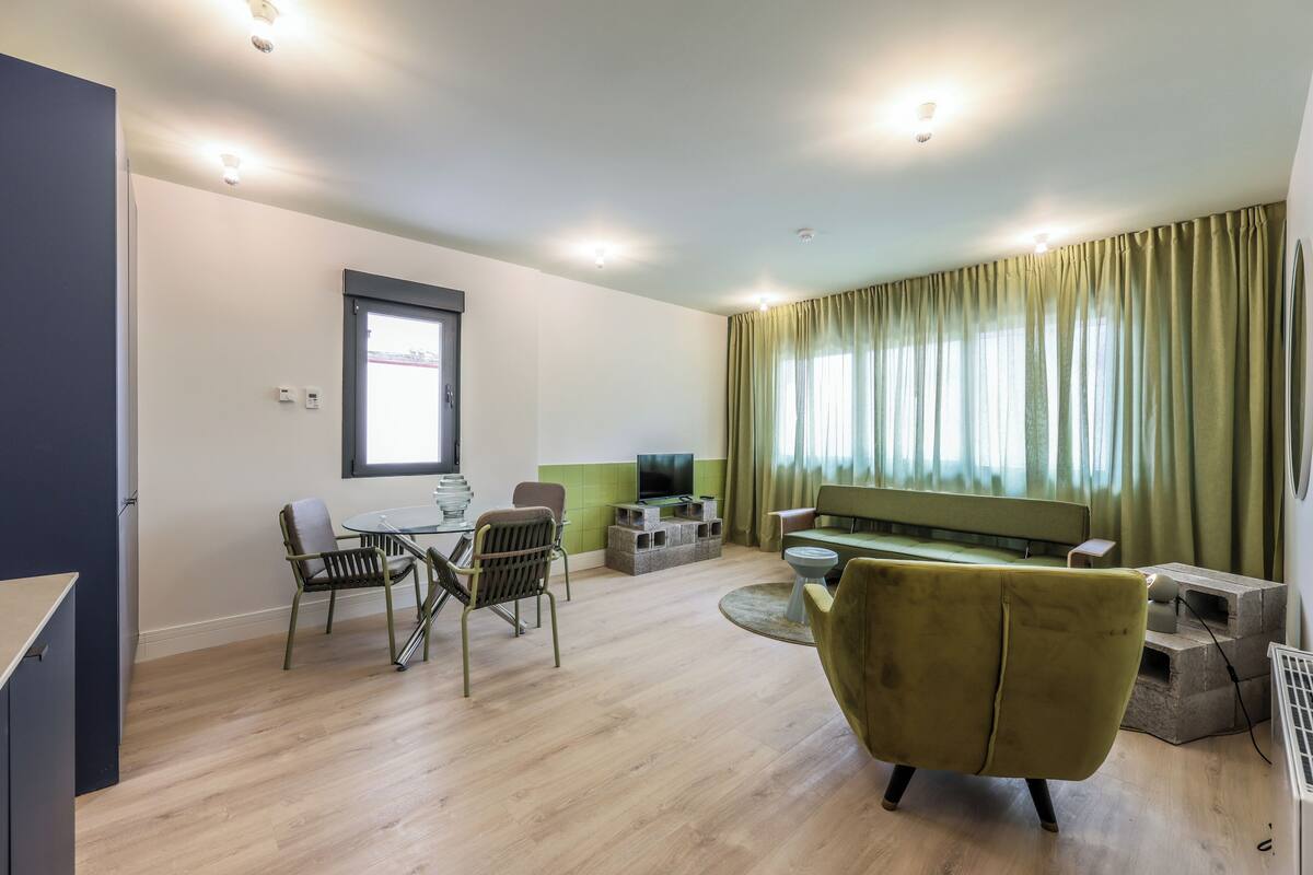 Departamento, 1 habitación, cocina | Área de sala de estar