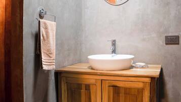 Cabaña Confort, vistas a la montaña | Baño