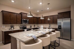 Fridge, microwave, oven, stovetop - 10BR Windsor Cay Resort Home + Private Pool (Clermont)