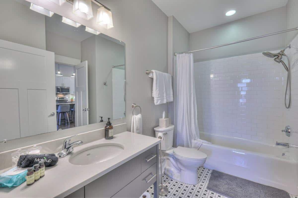 Shower, hair dryer