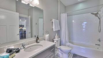 Shower, hair dryer