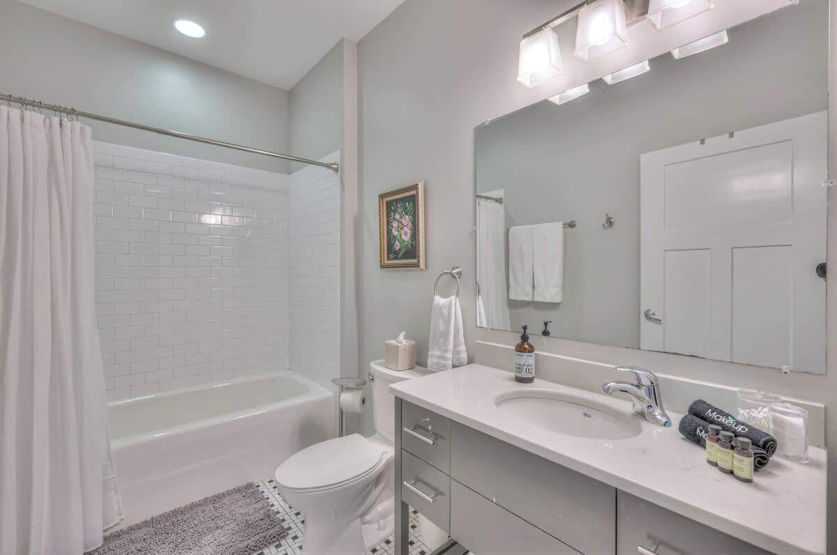 Shower, hair dryer