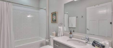 Shower, hair dryer