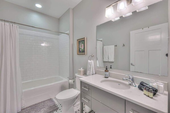 Shower, hair dryer - 1-BR Studio Condo in 12 South I Unit 203 (Nashville)