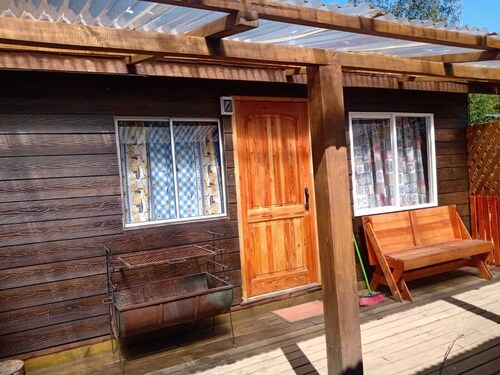 Cabin in front of the Caburgua's eyes