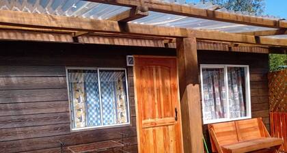 Cabin in front of the Caburgua's eyes