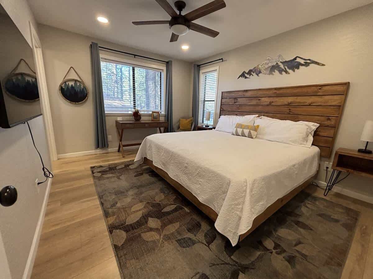 3 habitaciones, escritorio, wifi y ropa de cama 