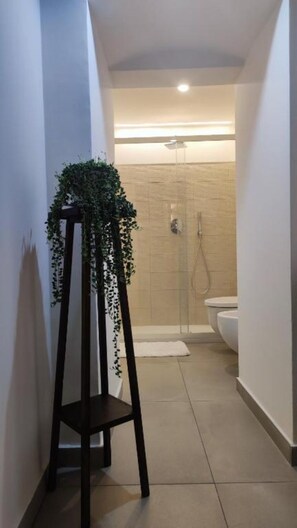 Doccia, asciugacapelli, bidet, asciugamani