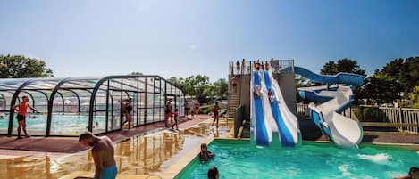 Indoor pool, a heated pool