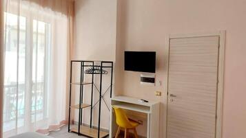 Double Room, Balcony, City View | Desk, laptop workspace, free WiFi