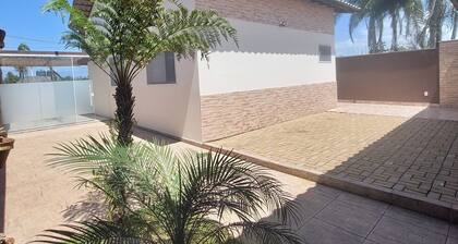 Canto do Cruz - Ilha Comprida, Fully equipped house with air conditioning and barbecue.