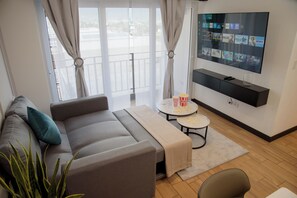 Living area - FIRA LUMIÈRE | Exclusive and comfortable apartment near Interplaza (Quetzaltenango)