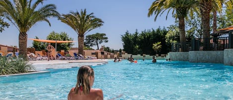 Una piscina riscaldata