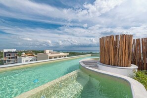 Pool - Stunning Ocean View Studio from your bed (Playa del Carmen)