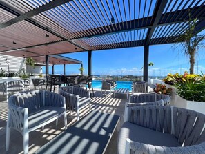 Outdoor dining - Serenada 2Br Exclusive Rooftop (Playa del Carmen)