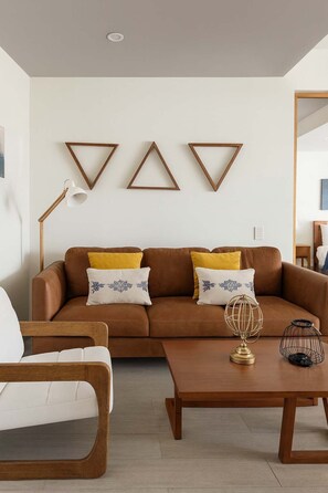 TV, offices - Oceanview Condo w/ Rooftop Pool & 5th Ave Access (Playa del Carmen)