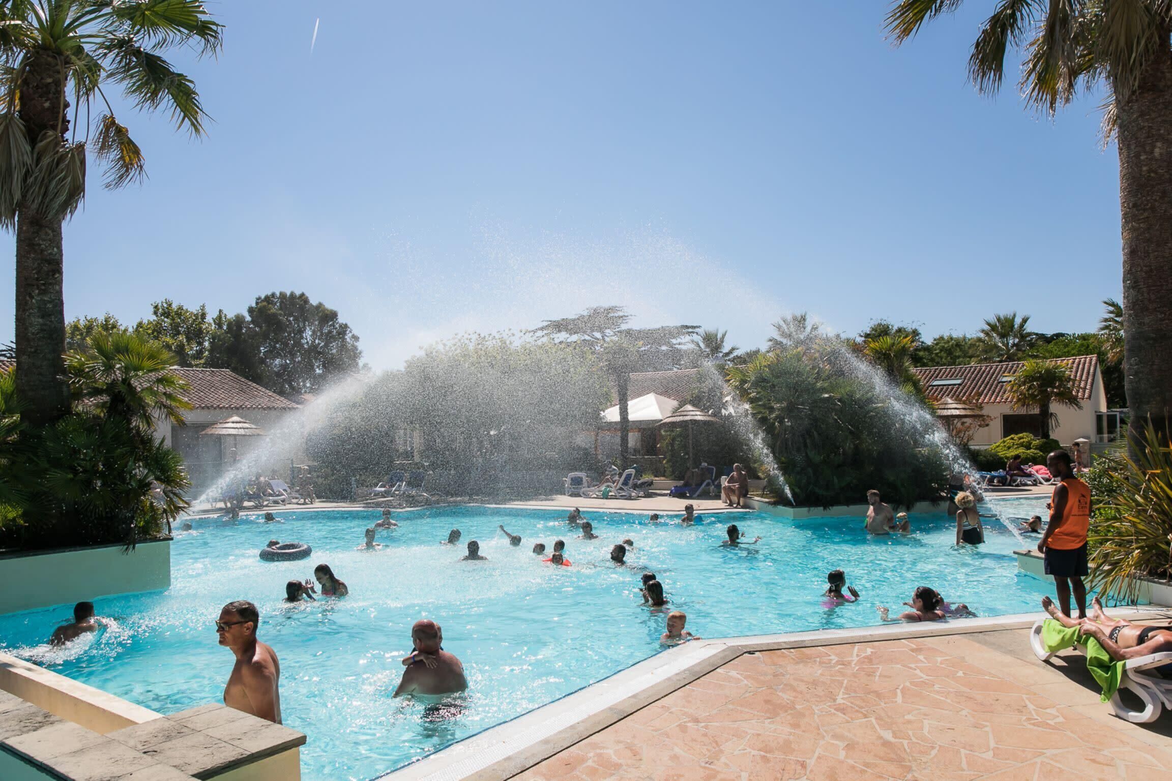 Una piscina riscaldata