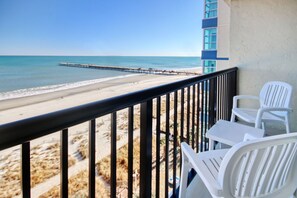 Single Room, 1 King Bed, Kitchenette, Ocean View | View from room - Carolinian Beach Resort (Myrtle Beach)