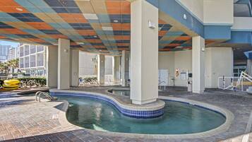 2 outdoor pools, open 9:00 AM to 11:00 PM, sun loungers