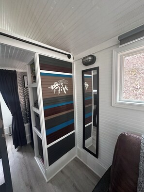 Interior - The Bumbleshack Creekside Tiny House in an Old Forest of Tuckasegee, NC (Tuckasegee)