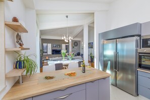 Interior - Luxury Penthouse, Sea View Terrace 100m2, Jacuzzi, BBQ, 8 Guests, Private floor (Mimice)