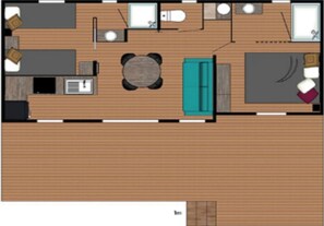 Floor plan - Carva - Privilège 2 - 4p (La Guérinière)