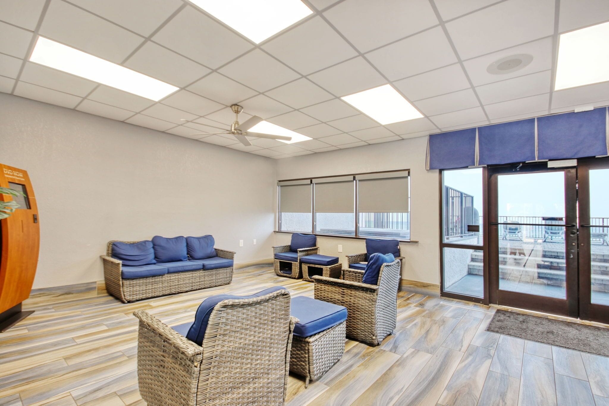 Sala de estar en el lobby